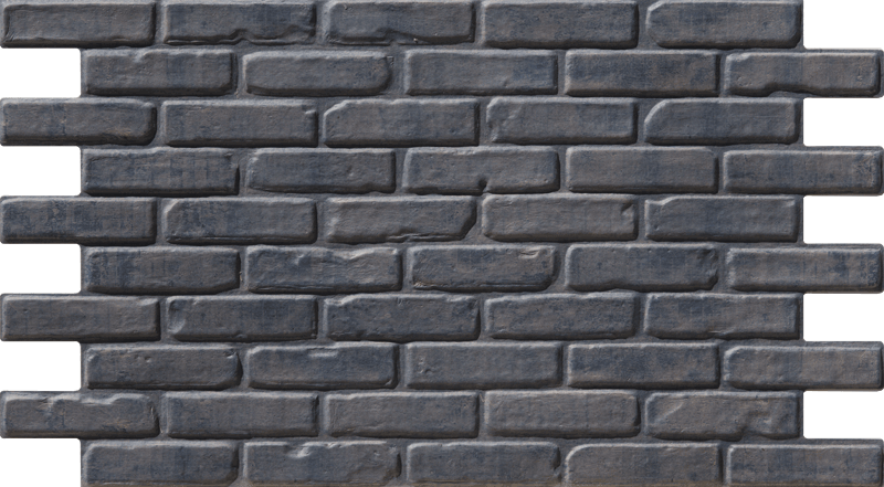 Simple Walls Faux Brick Wall Panels - Blue